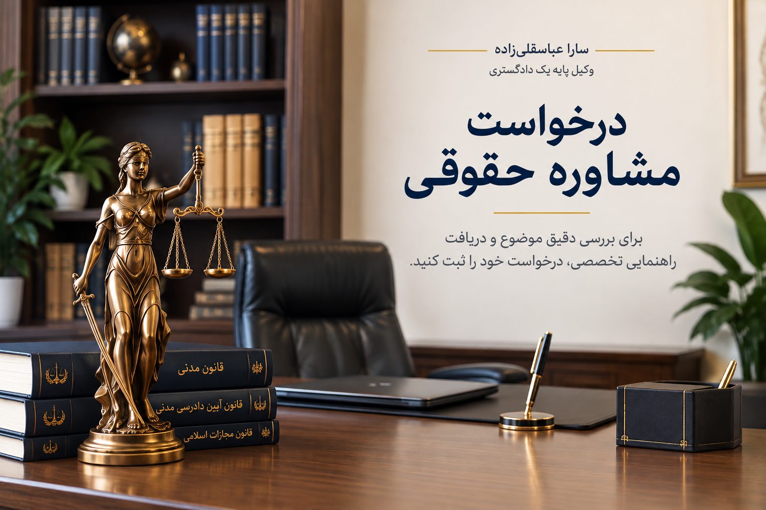 درخواست مشاوره حقوقی با سارا عباسقلی‌زاده